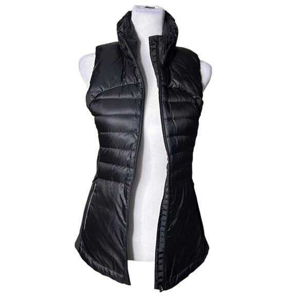 Lululemon Down For It All Puffer Vest Black sz 4 - Picture 3 of 12